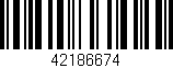 Código de barras (EAN, GTIN, SKU, ISBN): '42186674'