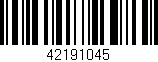 Código de barras (EAN, GTIN, SKU, ISBN): '42191045'