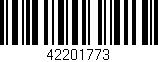 Código de barras (EAN, GTIN, SKU, ISBN): '42201773'