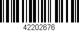 Código de barras (EAN, GTIN, SKU, ISBN): '42202676'