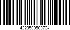 Código de barras (EAN, GTIN, SKU, ISBN): '4220580508734'