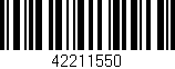 Código de barras (EAN, GTIN, SKU, ISBN): '42211550'