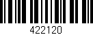 Código de barras (EAN, GTIN, SKU, ISBN): '422120'