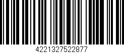 Código de barras (EAN, GTIN, SKU, ISBN): '4221327522877'
