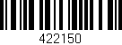 Código de barras (EAN, GTIN, SKU, ISBN): '422150'