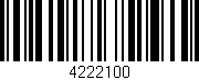 Código de barras (EAN, GTIN, SKU, ISBN): '4222100'