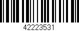 Código de barras (EAN, GTIN, SKU, ISBN): '42223531'