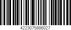 Código de barras (EAN, GTIN, SKU, ISBN): '4223075886027'