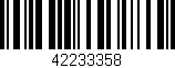 Código de barras (EAN, GTIN, SKU, ISBN): '42233358'