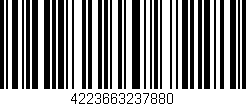 Código de barras (EAN, GTIN, SKU, ISBN): '4223663237880'