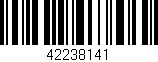 Código de barras (EAN, GTIN, SKU, ISBN): '42238141'