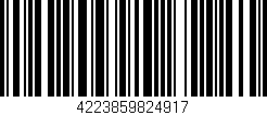 Código de barras (EAN, GTIN, SKU, ISBN): '4223859824917'