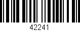 Código de barras (EAN, GTIN, SKU, ISBN): '42241'