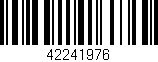 Código de barras (EAN, GTIN, SKU, ISBN): '42241976'