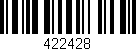 Código de barras (EAN, GTIN, SKU, ISBN): '422428'