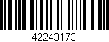 Código de barras (EAN, GTIN, SKU, ISBN): '42243173'