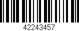 Código de barras (EAN, GTIN, SKU, ISBN): '42243457'