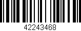 Código de barras (EAN, GTIN, SKU, ISBN): '42243468'