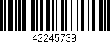 Código de barras (EAN, GTIN, SKU, ISBN): '42245739'