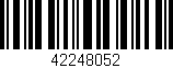 Código de barras (EAN, GTIN, SKU, ISBN): '42248052'