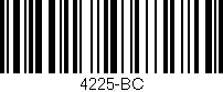 Código de barras (EAN, GTIN, SKU, ISBN): '4225-BC'