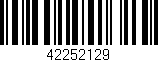 Código de barras (EAN, GTIN, SKU, ISBN): '42252129'