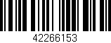 Código de barras (EAN, GTIN, SKU, ISBN): '42266153'