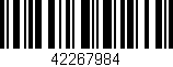 Código de barras (EAN, GTIN, SKU, ISBN): '42267984'