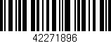 Código de barras (EAN, GTIN, SKU, ISBN): '42271896'