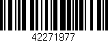 Código de barras (EAN, GTIN, SKU, ISBN): '42271977'