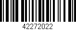 Código de barras (EAN, GTIN, SKU, ISBN): '42272022'