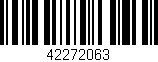 Código de barras (EAN, GTIN, SKU, ISBN): '42272063'