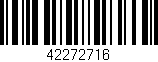 Código de barras (EAN, GTIN, SKU, ISBN): '42272716'