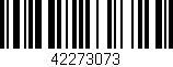 Código de barras (EAN, GTIN, SKU, ISBN): '42273073'