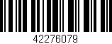 Código de barras (EAN, GTIN, SKU, ISBN): '42276079'