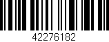 Código de barras (EAN, GTIN, SKU, ISBN): '42276182'