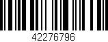 Código de barras (EAN, GTIN, SKU, ISBN): '42276796'