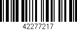 Código de barras (EAN, GTIN, SKU, ISBN): '42277217'