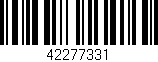 Código de barras (EAN, GTIN, SKU, ISBN): '42277331'