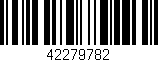 Código de barras (EAN, GTIN, SKU, ISBN): '42279782'