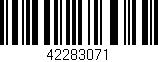 Código de barras (EAN, GTIN, SKU, ISBN): '42283071'