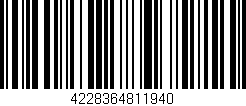 Código de barras (EAN, GTIN, SKU, ISBN): '4228364811940'
