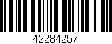 Código de barras (EAN, GTIN, SKU, ISBN): '42284257'
