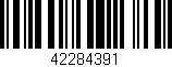 Código de barras (EAN, GTIN, SKU, ISBN): '42284391'