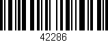 Código de barras (EAN, GTIN, SKU, ISBN): '42286'