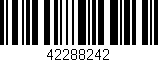Código de barras (EAN, GTIN, SKU, ISBN): '42288242'