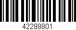 Código de barras (EAN, GTIN, SKU, ISBN): '42288801'