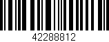 Código de barras (EAN, GTIN, SKU, ISBN): '42288812'