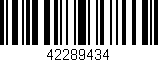 Código de barras (EAN, GTIN, SKU, ISBN): '42289434'