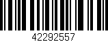 Código de barras (EAN, GTIN, SKU, ISBN): '42292557'